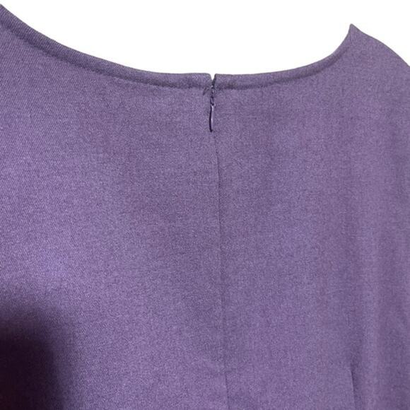Liz Claiborne Sleeveless Side Tie Heather Grape Shake 2X - Picture 4 of 7